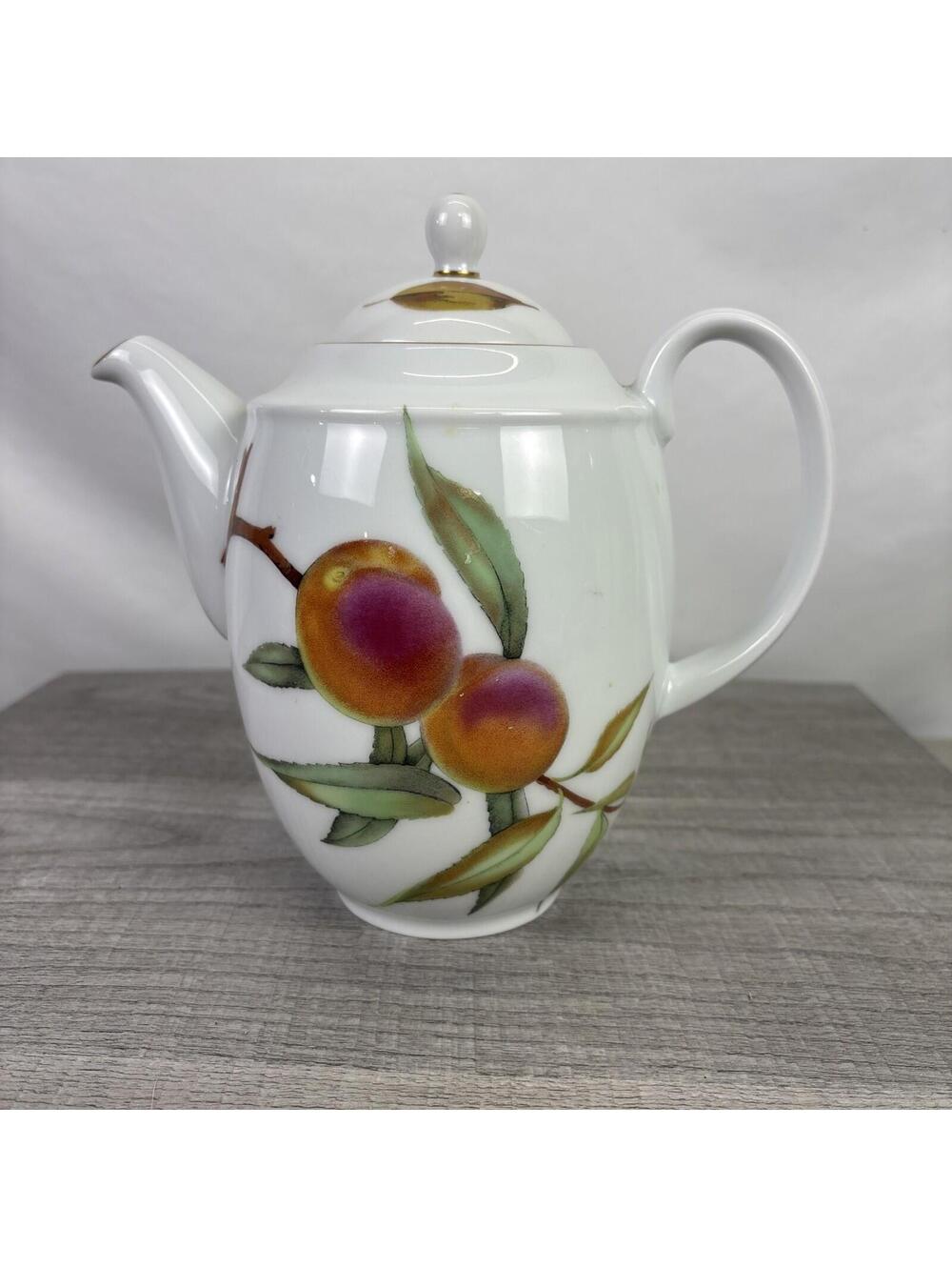 Royal Worcester Evesham Gold Teapot